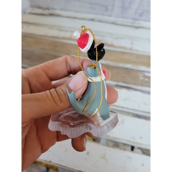 1991 national rennoc seal penguin ornament Xmas as is - Picture 4 of 7